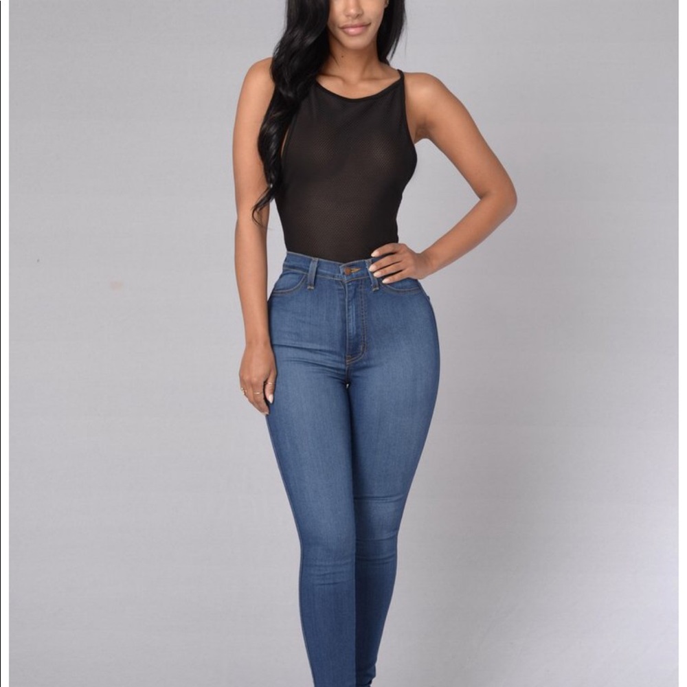 Fashion nova backless bodysuit